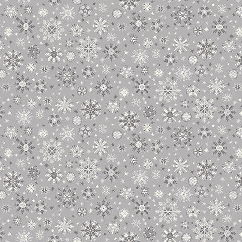 Scandi 2022 - Snowflakes, Grey