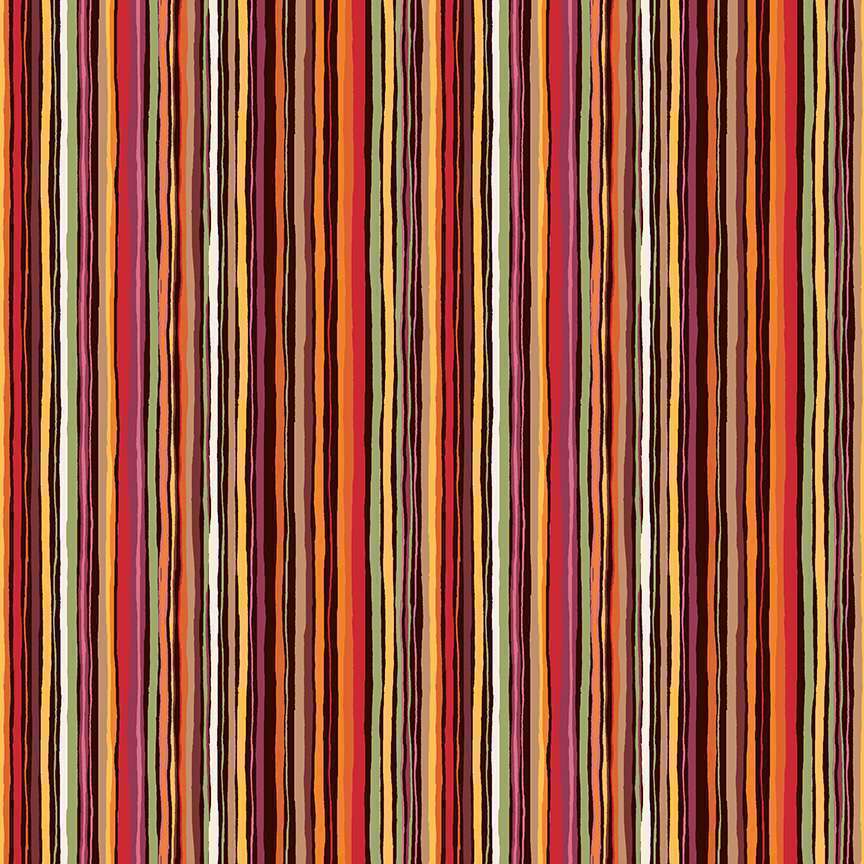 Autumn Days - Stripe, Red