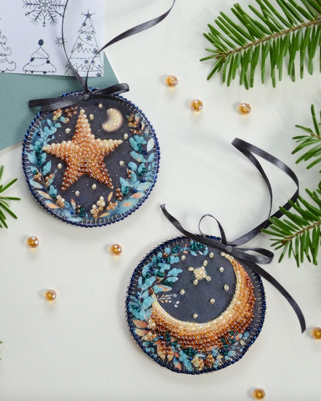 Beaded Embroidery Kit - Star Shine