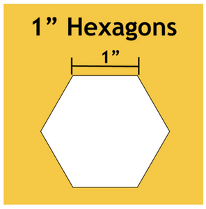 Paper Pieces - Hexagons - 1"