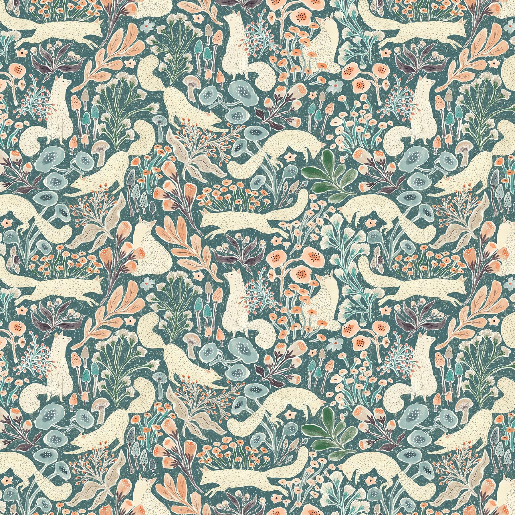 Thicket and Bramble - Fox, Teal