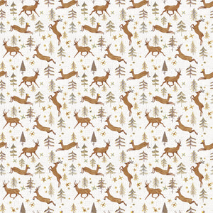 Winter Dreams - Stags, White