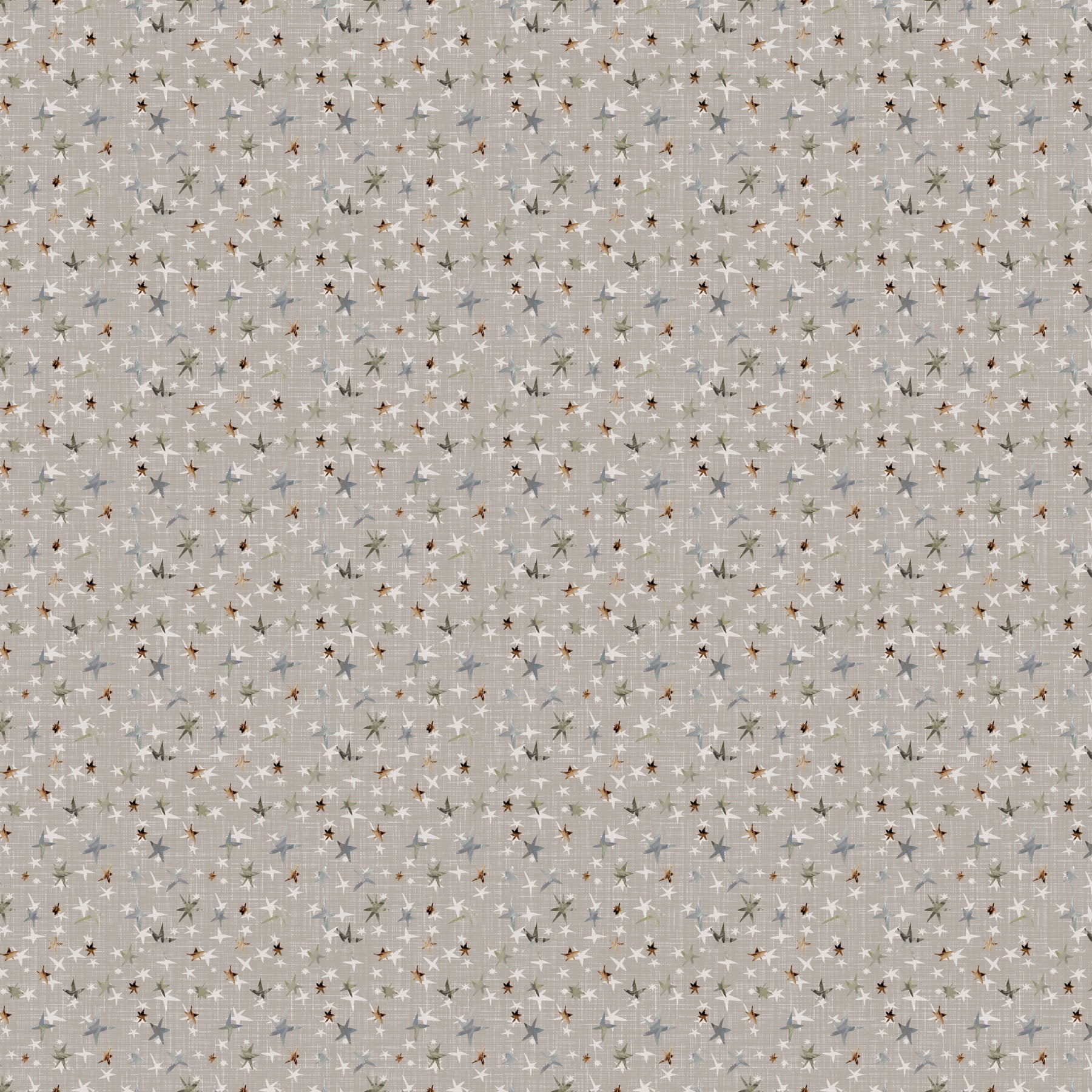 Winter Dreams -  Stars, Taupe