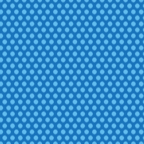Pop Sugar dots blue cotton fabric