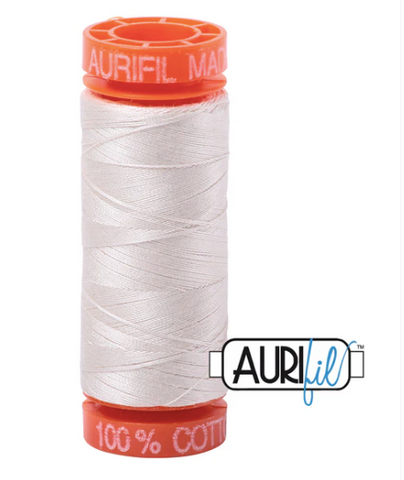 Aurifil - Mako 50 wt cotton, Muslin | Small