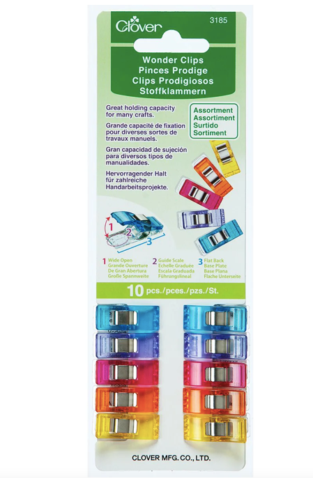 Clover - Wonder Clips, Assorted (10)