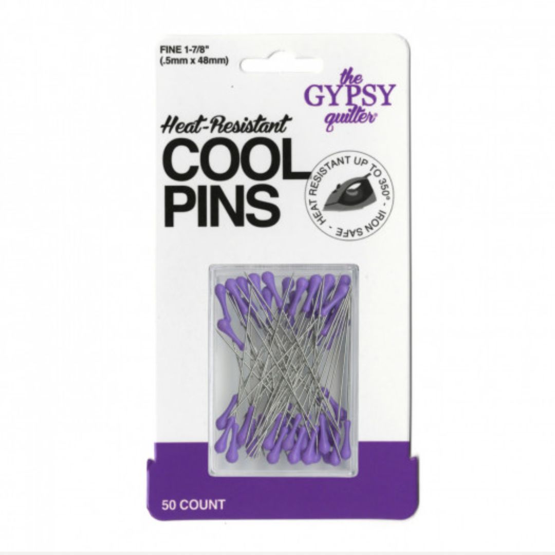 The Gypsy Quilter - Cool Pins, Purple