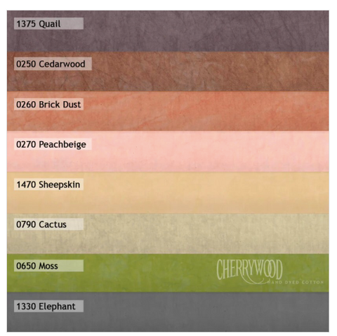strips of colour included in fat quarter bundle