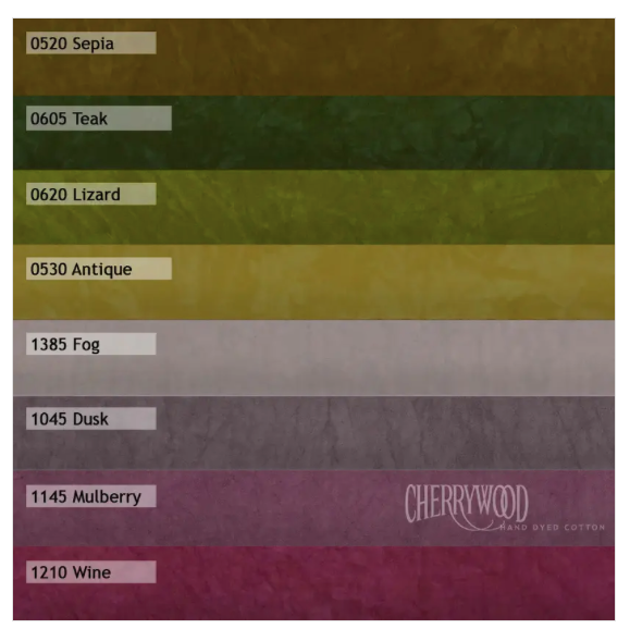 strips of colour from fat quarter bundle