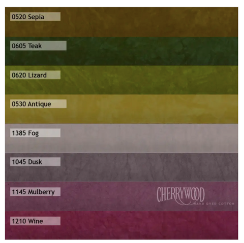 strips of colour from fat quarter bundle