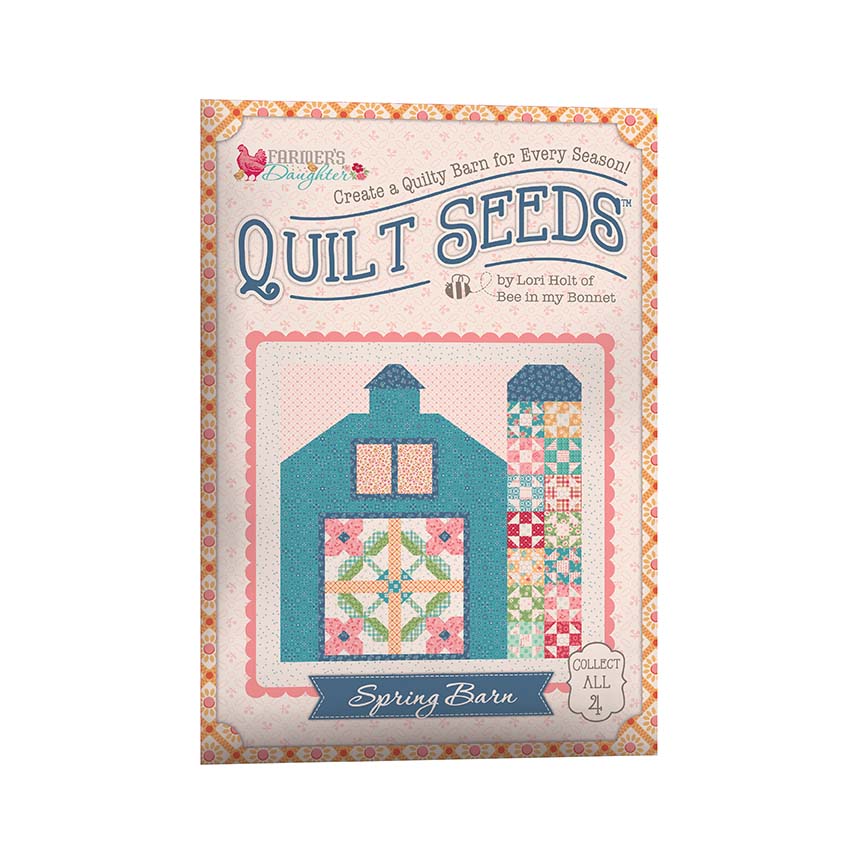 Quilt Seeds Spring Barn pattern packaging on a white background