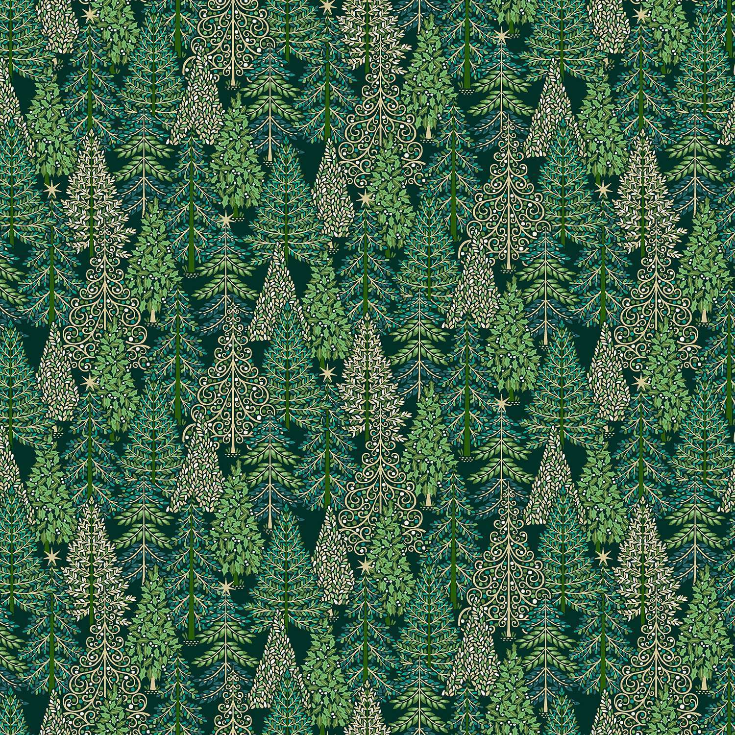 Enchanted Christmas - Forest, Green