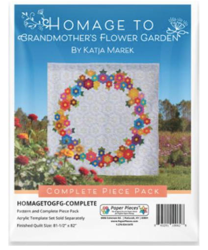 Paper Pieces - Homage to Grandmother's Flower Garden Kit