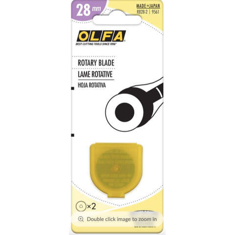 Olfa - 28 mm Rotary Blades, 2 pk