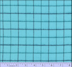 Primo Plaid Flannel - Blue Ice, Light Blue