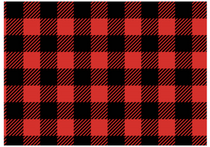 Red and black plaid pattern