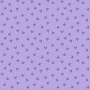 Full Moon - Floral, Lilac | Rayon Challis