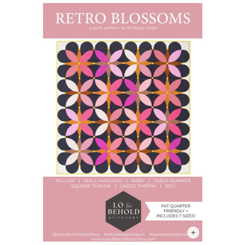 Lo & Behold Stitchery - Retro Blossoms