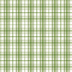 A green and white checkered pattern fabric.