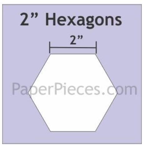 Paper Pieces - Hexagons - 2"
