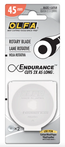 Olfa - 45mm Endurance Rotary Blades, 2 pk
