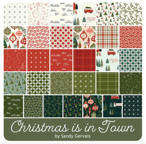 Christmas is in Town - 10-inch squares