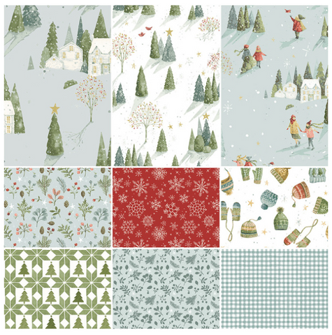 Magical Winterland - 10-inch squares