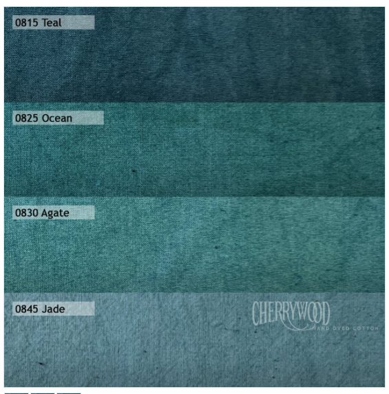 Cherrywood - Teal Medley Fat Quarter Bundle