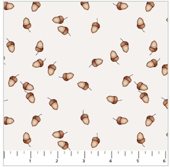 Charmwood - Acorns, Cream - Pre-Order