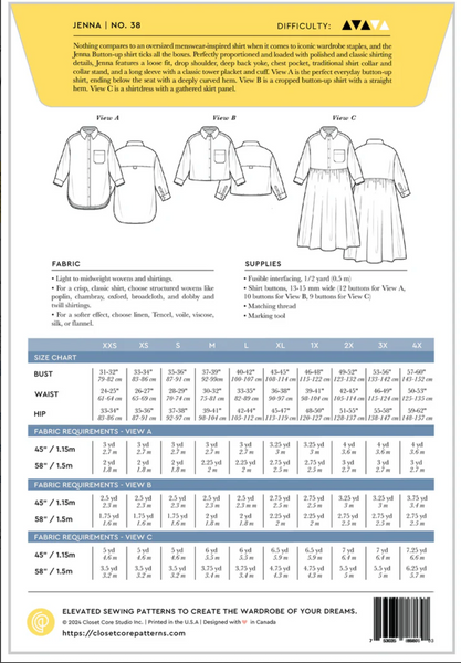 PRE-ORDER Closet Core - Jenna Shirt & Shirtdress