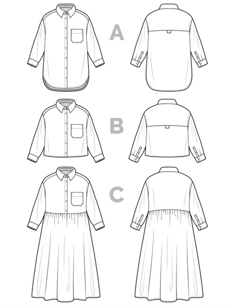 PRE-ORDER Closet Core - Jenna Shirt & Shirtdress