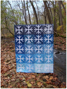 Slice of Pi Quilts - Snowfall