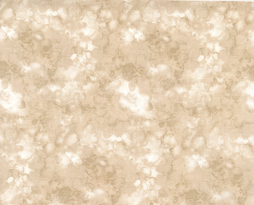 Watercolour textured fabric in shades of beige