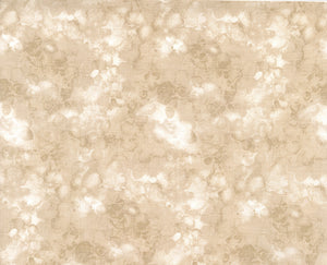 Watercolour textured fabric in shades of beige
