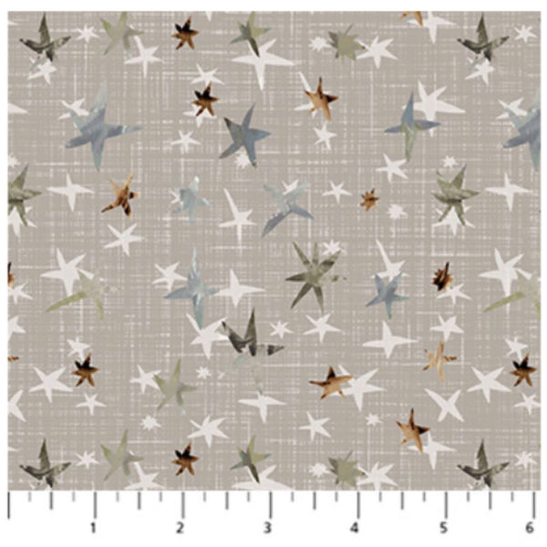 Winter Dreams -  Stars, Taupe