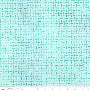 Patterned fabric with small blue lines on a light blue background