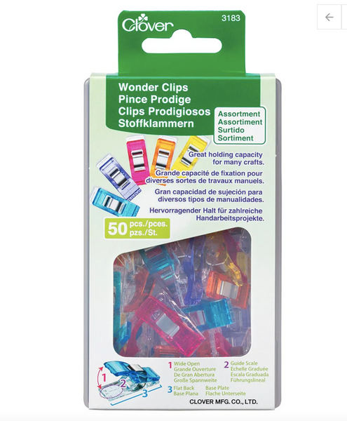 Clover - Wonder Clips, Assorted (50)