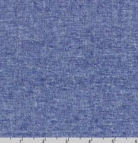 Kaufman Essex Yarn Dyed Linen Blend Denim-Blue