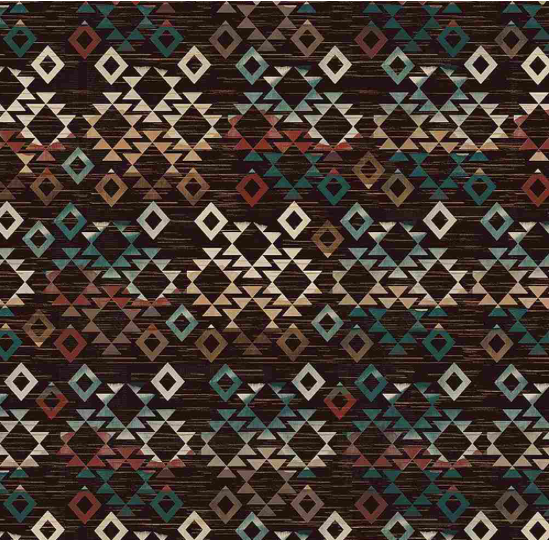 The Great Outdoors - Geo Pattern, Brown