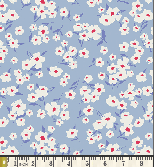 Periwinkle Flannel - Spring Daisies