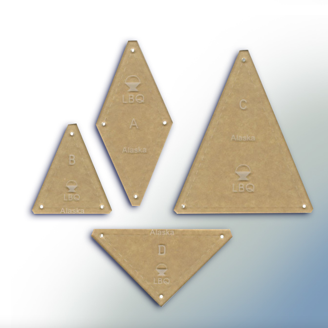 Laundry Basket Quilts Alaska Acrylic Templates Adventures in Fabric