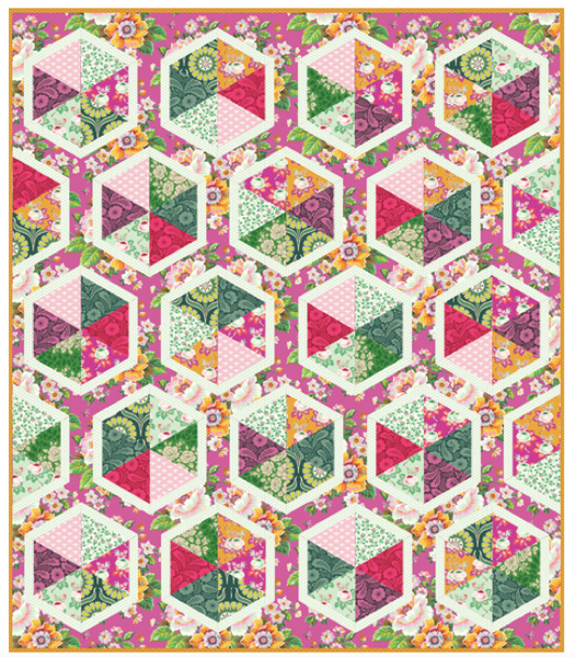 Quilty Love - Triangle Hexies