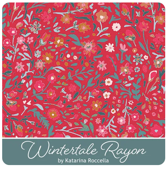 Wintertale - Wintertide Blooms, Jolly | Rayon
